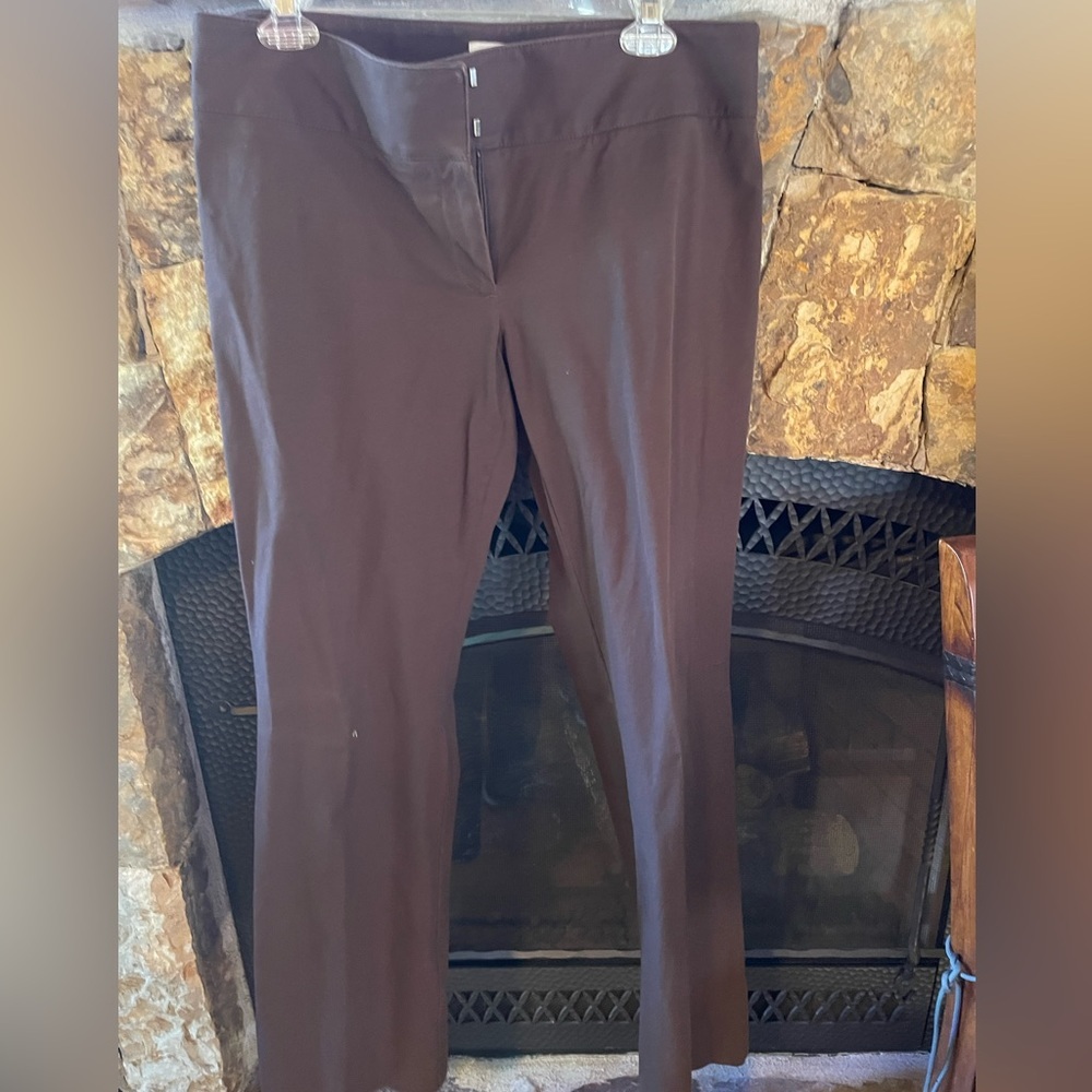 Caslon size 12 brown stretchy more casual pant
